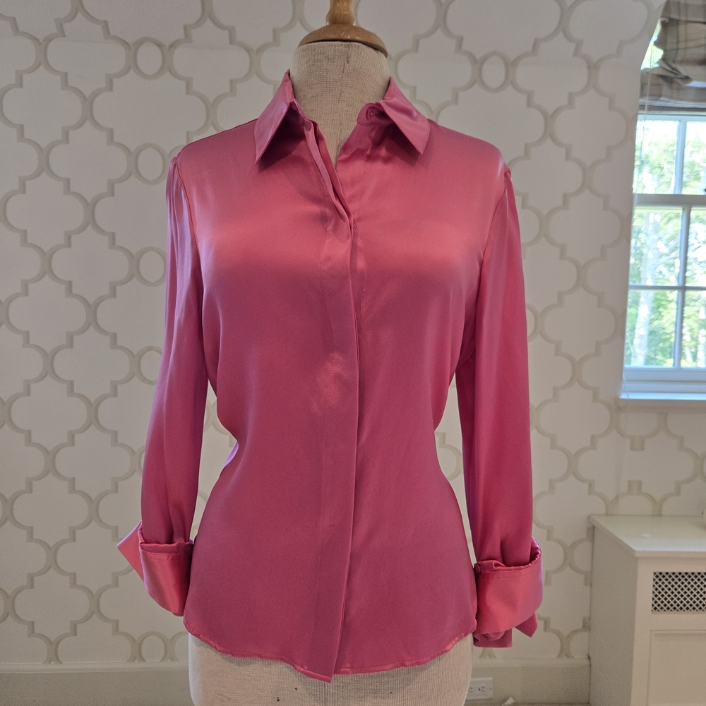 TWP Silk Button Down Blouse for Women